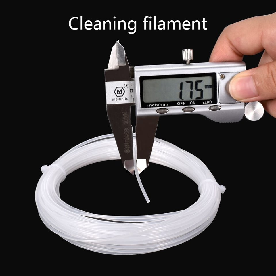 1.75 mm cleaning filament for 3D printer nozzle maintenance